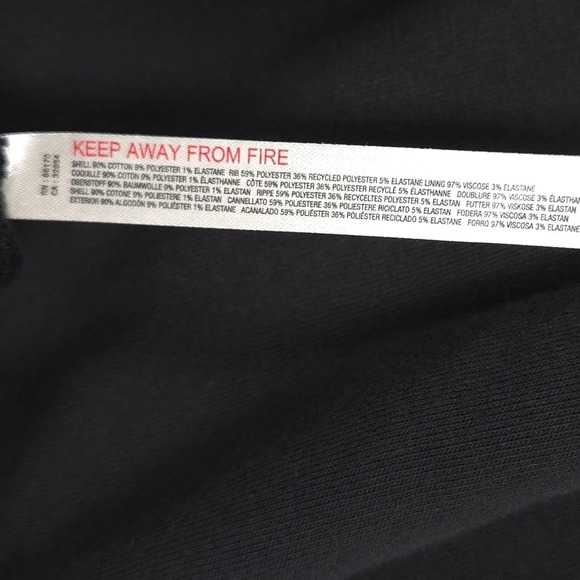 Anthropologie Daily PRACTICE VNeck Cardigan Jacket Black XS Cotton Blend Sweater - Picture 12 of 12